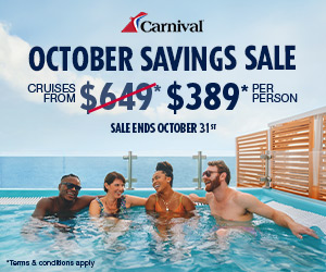Carnival Cruises October - Special cruise offer